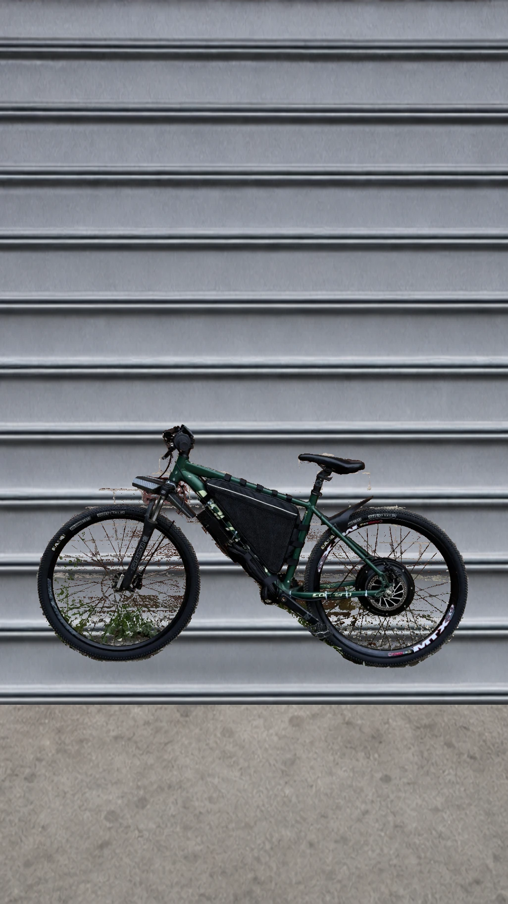 Forest Green e-bike build by LC Leccys